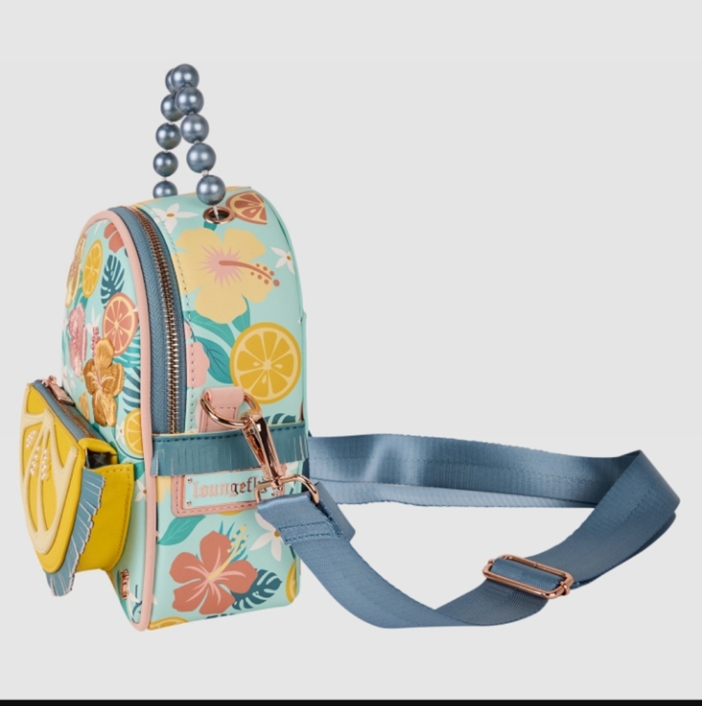 Loungefly Floral Lemon Slice Backpack - Picture 2 of 9